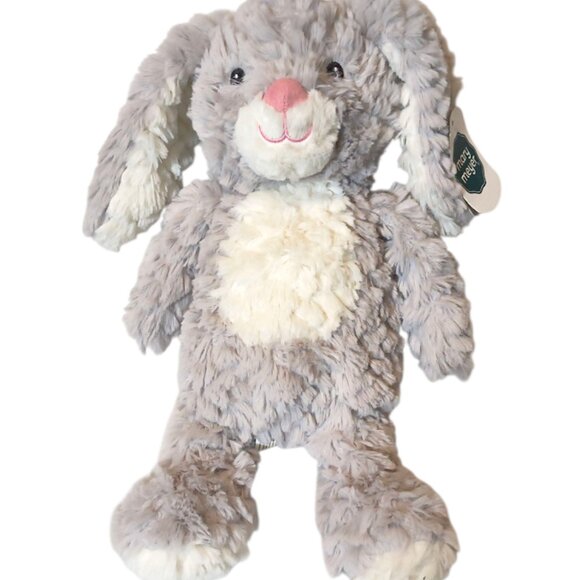 Mary Meyer Bunny Rabbit Shadow Putty Cottontail Plush Stuffed Beanbag Toy 13" - Picture 1 of 4